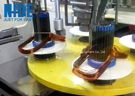 Mesin Berliku Coil Otomatis Stator Tipe Vertikal Dengan Kepala Ganda
