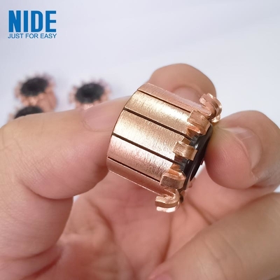 12P Tembaga Motor Listrik Komutator Tipe Kait DC
