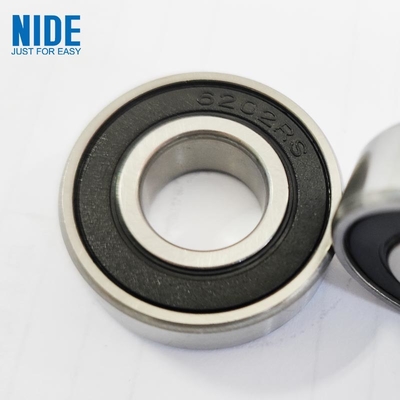 6202 RS Steel Deep Groove Ball Bearing Dengan Perlindungan Debu