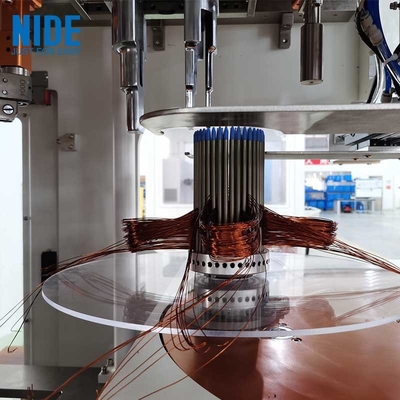 Mesin Berliku Listrik Tahan Lama Kompresor Motor Generator Stator Wire Coil Winder