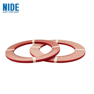 Kelas F Kertas Baja Merah Slot Wedge Insulation Paper Untuk Motor Armature Winding