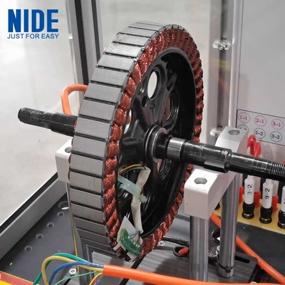 Mesin tes stator roda BLDC otomatis