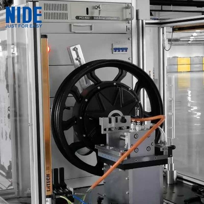Mesin pengujian motor hub roda BLDC otomatis