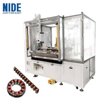 Mesin Penggulung Koil Stator Linear Tiga Pin Otomatis