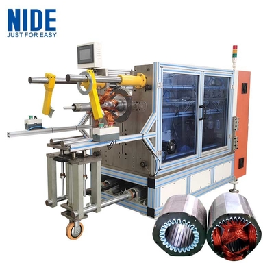 Mesin Penyisipan Berliku Stator Horizontal Dengan Mode Pengumpanan Wedge