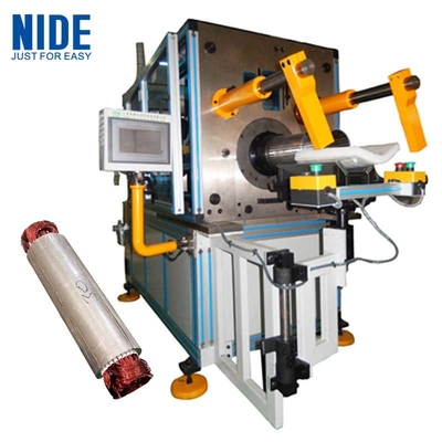 Mesin Penyisipan Berliku Stator Horizontal Dengan Mode Pengumpanan Wedge