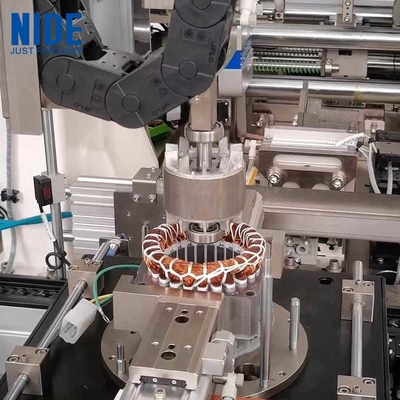 Stator motor induksi mesin cuci otomatis dan jalur perakitan rotor