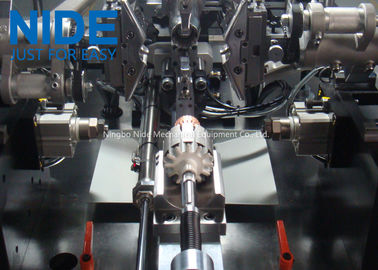 Motor Coil Winder Armature Winding Machine 380v Dalam Warna Abu-abu / Disesuaikan