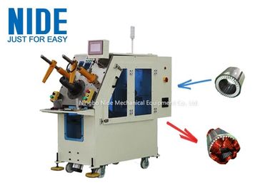 Efisiensi tinggi Air Conditioner Motor Stator Winding Inserting Machine