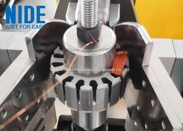 Stator Eksternal Coil Winding Machine Brushless Motor Dengan Stasiun Ganda
