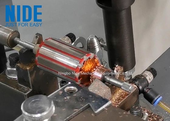 Semi Otomatis Rotor Cnc Cutting Commutator Turning Machine
