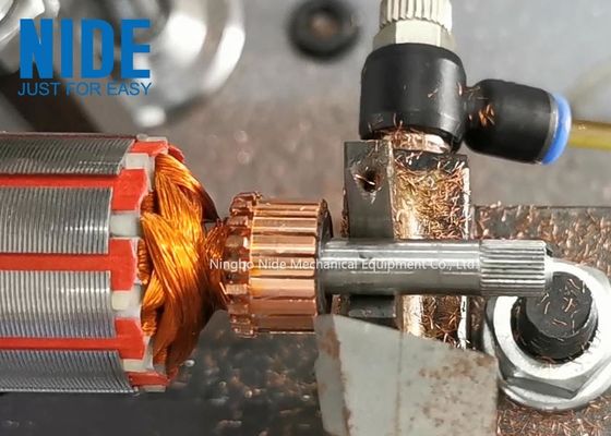 Semi Otomatis Rotor Cnc Cutting Commutator Turning Machine