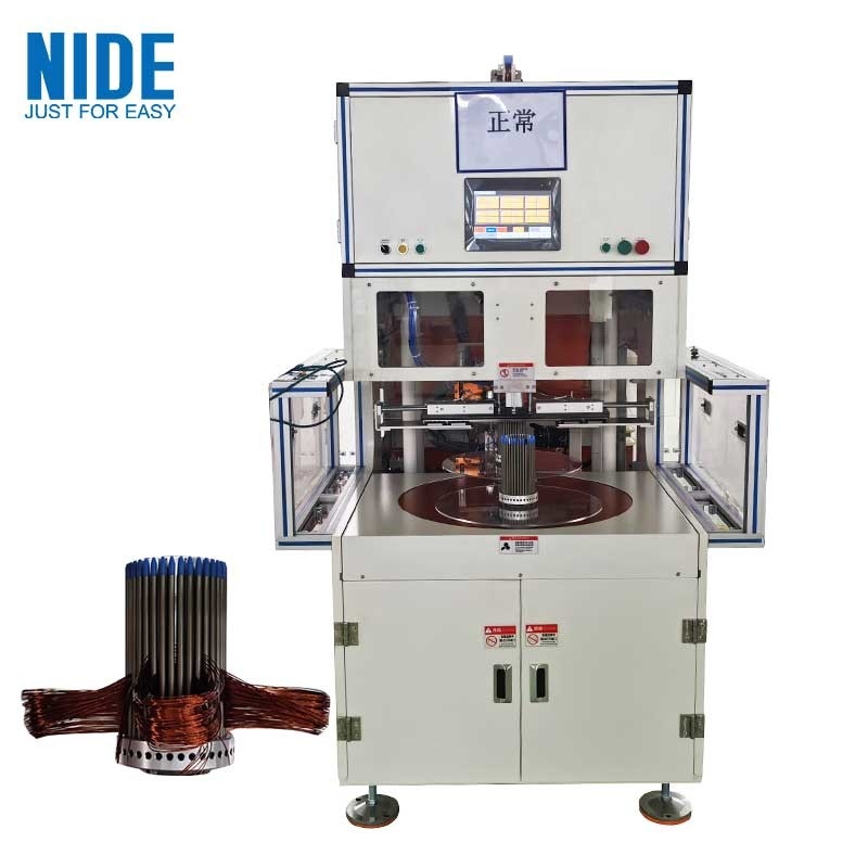 Mesin Berliku Listrik Tahan Lama Kompresor Motor Generator Stator Wire Coil Winder