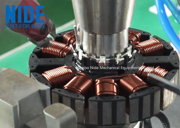 BLDC Stator Armature Needle Coil Winding Machine Untuk Motor Tanpa Sikat Efisiensi 120 Rpm
