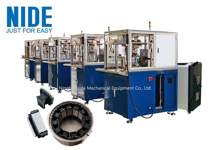Brushless Dc Motor Tersegmentasi Stator Core Hot Melt Machine