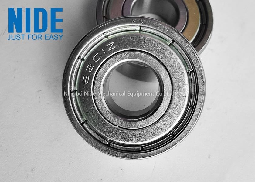 Bantalan Motor Kipas Angin Presisi Tinggi Bola Alur Dalam 6201 Suku Cadang Motor Listrik